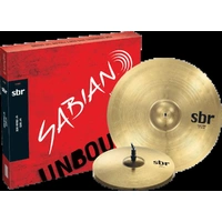 Sabian SBR5002 SBR Birght Focused 14in Hihats 18in Crash/Ride Cymbals 2 Pack   