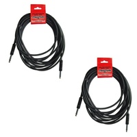 2 x Strukture SC10R 6mm Rubber Instrument Cable - 10ft Lifetime warranty