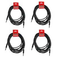 4 x Strukture SC10R 6mm Rubber Instrument Cable - 10ft Lifetime warranty