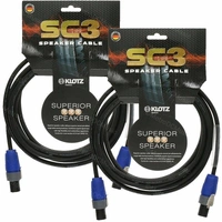 Klotz SC3 speaker cable  Neutrik speakON F-F  5 Mtr - 2 Pack