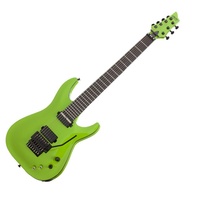 Schecter Keith Merrow KM-7 FR S  Lambo Green 7 String  Guitar Sale 40% Off RRP