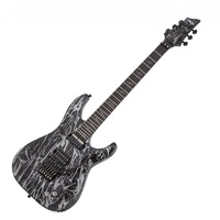 Schecter C-1 FR-S Silver Mountain - Black and Silver Electric Guitar