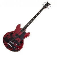 Schecter Simon Gallup Signature 4 String Corsair Hollowbody Bass Guitar