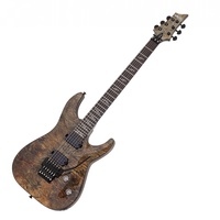Schecter Omen Elite-6 FR Floyd Rose Electric Guitar - Charcoal