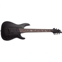 Schecter SCH2476 Damien 7 String Multiscale Electric Guitar Satin Black