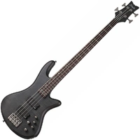 Schecter 4 String  Stiletto Studio-4 electric Bass Guitar - See Through Black