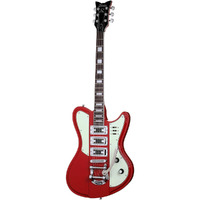 Schecter Retro Ultra-III Electric Guitar in Vintage Red