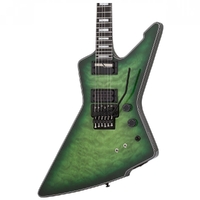 Schecter E-1 FR S Special Edition  Trans Green Burst Electric Guitar Floyd Rose