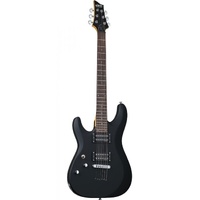 Schecter C-6 Deluxe Left Hand Electric Guitar - Satin Black SCH433