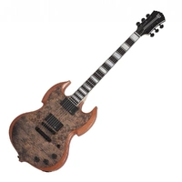Wylde Audio Barbarian Battlescar Burl Electric Guitar 