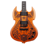 Wylde Audio Barbarian Carveworks Electric Guitar Natural Satin