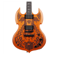 Wylde Audio Barbarian Carveworks Electric Guitar Natural Satin
