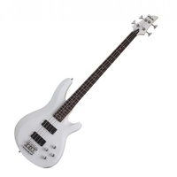 Schecter 4 String  C-4 Deluxe Bass Guitar - Satin White