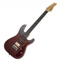 Schecter California Classic Series Electric Guitar w/ Case - Bengal Fade