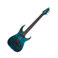 Schecter SCH878 Keith Merrow KM-7 MK-III Artist 7 String Signature Guitar - Lagoon Fade