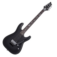 Schecter Damien Platinum 6 FR Electric Guitar - Satin Black Floyd Rose