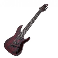 Schecter C-8 Multi-Scale  Silver Mountain 8-String Electric Guitar - Blood Moon