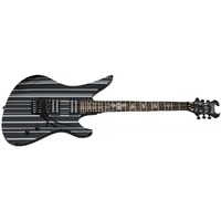 Schecter Synyster Gates Standard Electric Guitar Gloss Black with Silver Stripes