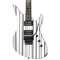 Schecter Synyster Gates Standard White & black pinstripes Electric Guitar