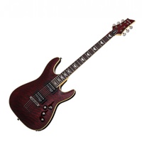 Schecter Omen 6 String Extreme Electric Guitar – Black Cherry Fact 2nd