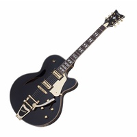 Schecter Coupe Electric Guitar - Gloss Black/Ebony - Tesla FilterTron Pickups