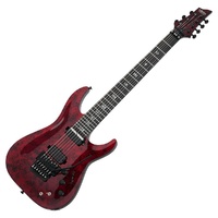 Schecter C-7 FR-S Apocalypse, Red Reign 7-String Electric Guitar