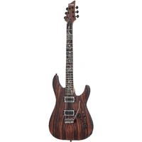 Schecter C-1 Exotic Ebony Electric Guitar, Ebony Fretboard, Natural Satin