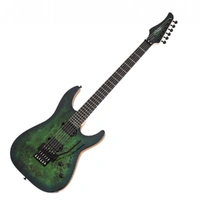 Schecter C-6 Pro Floyd Rose Electric Guitar Aqua Burst 