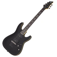 Schecter Research Demon 6 Electric Guitar Electric Aged Black Satin (ABSN) Fact 2nd