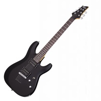 Schecter SCH430 C-6 Deluxe Electric Guitar Satin Black