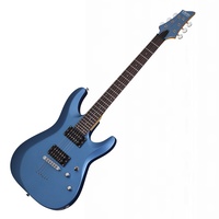 Schecter SCH431 C-6 Deluxe Electric Guitar Satin Metallic Light Blue