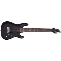 Schecter SCH440 C-8 Deluxe SBK 8 String Electric Guitar - Satin Black