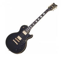 Schecter SHC-658 Solo-II Custom 6-String Electric Guitar - Aged Black Satin