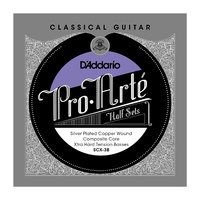 D'Addario Pro-Arte Silver Plated Copper Composite Core Half String Set Ex Hard
