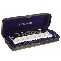 Suzuki Chromatix SCX-48 12 Hole Chromatic Harmonica, Key of A