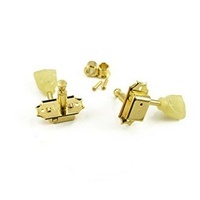 Kluson SD90SLG Tuners, 3 Per Side, Gibson Style, Gold / Pearl Set of 6