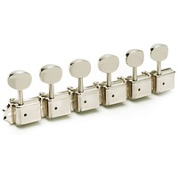 Gotoh SD91-05M 6-In-Line Vintage Style Tuners for Fender Strat Tele - NICKEL