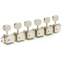 Gotoh SD91-05M 6-In-Line Vintage Style Tuners for Fender Strat Tele - NICKEL