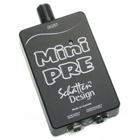 Schatten Mini Pre Acoustic Instrument Preamp with Volume control and belt clip