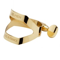 Selmer Paris Saxophone Ligature for Tenor  Saxophone Gold Lacquer
