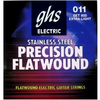  GHS 800 Precision Flats Flatwound  Electric Guitar Strings 11 - 46
