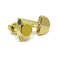 Gotoh SG301 'Grover Style' Tuning Keys (set of 6) - 3 a Side - Gold