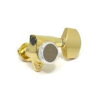 Gotoh SG301 'Grover Style'  Locking Tuning Keys (set of 6) - 3 a Side - Gold