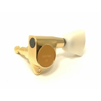 Gotoh SG301-P4N 'Grover Style' Tuning Keys (set of 6) - 3 a Side - Gold