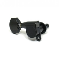 Gotoh SG360 Left Hand 'Schaller Style' Tuning Keys (set of 6 in line) – Black