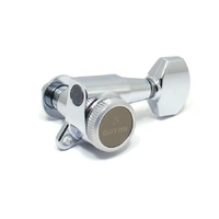 Gotoh SG381 MGT '3 a Side' Locking Tuning Keys (set of 6) - Extra Long - Chrome