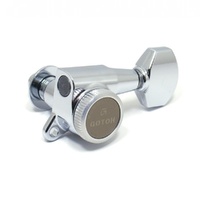 Gotoh Locking Tuning Keys (set of 6 in line - non staggered posts) - Chrome