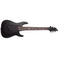 Schecter SCH2476 Damien 7 String Multiscale Electric Guitar Satin Black