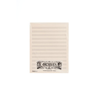 Archives Manuscript Score Pads, 12 Stave, 50 Sheets