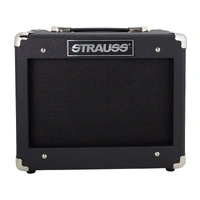 Strauss 'Legacy' 15 Watt Solid State Bass Guitar Practice Amplifier (Black)